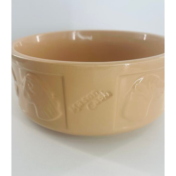Mason Cash Stoneware Cane Lettered Dog Bowl - Picture 5 of 9